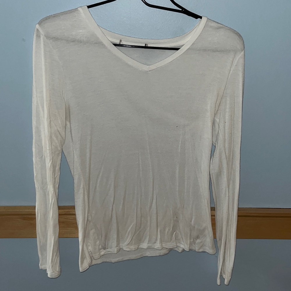 White long sleeve shirt